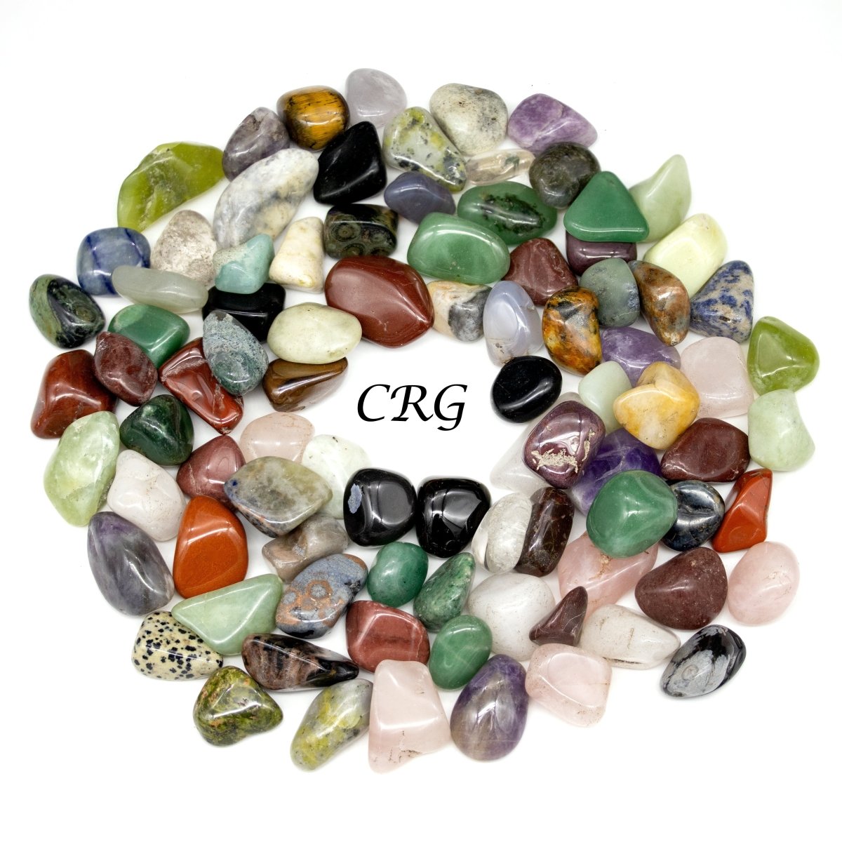 Tumbled Small A88 Gemstone Mix / 0.5" AVG - 1 KILO LOT